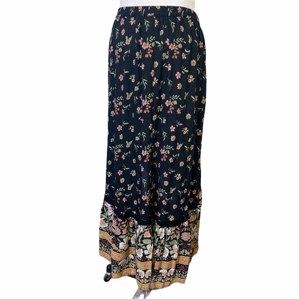 EUC Large Jaase Dewdrop hi-lo rayon skirt - Picture 5 of 11